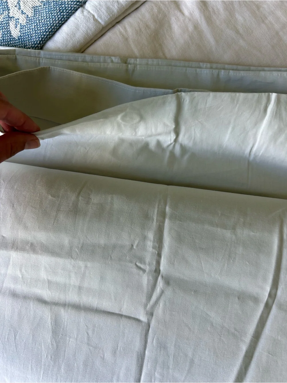 Quince Organic Cotton twin duvet cover